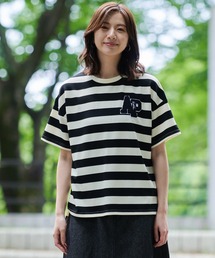 Arnold Palmer | サガラワッペン ワイドボーダー Tシャツ(Tシャツ/カットソー)