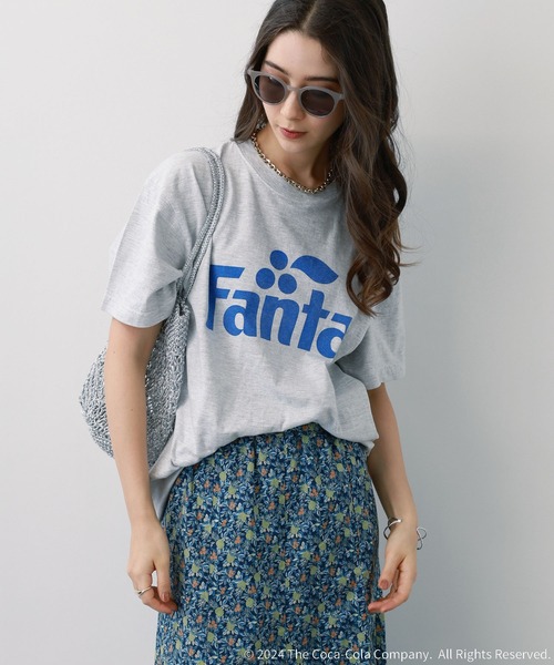 GOOD ROCK SPEED（グッドロックスピード）の「【GOOD ROCK SPEED】SODA プリントTシャツ（Tシャツ/カットソー・レディース・ホワイト/ライトグレー/イエロー・FREE）」の2枚目の写真