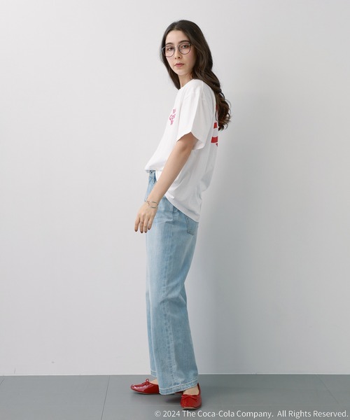 GOOD ROCK SPEED（グッドロックスピード）の「【GOOD ROCK SPEED】SODA プリントTシャツ（Tシャツ/カットソー・レディース・ホワイト/ライトグレー/イエロー・FREE）」の6枚目の写真