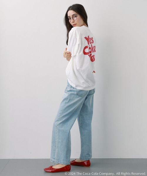 GOOD ROCK SPEED（グッドロックスピード）の「【GOOD ROCK SPEED】SODA プリントTシャツ（Tシャツ/カットソー・レディース・ホワイト/ライトグレー/イエロー・FREE）」の5枚目の写真