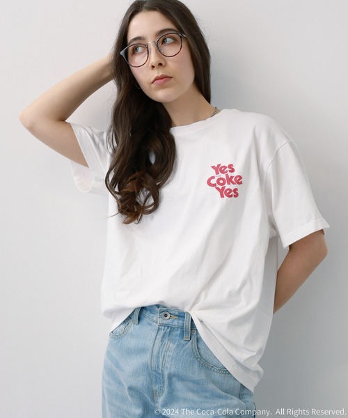 GOOD ROCK SPEED（グッドロックスピード）の「【GOOD ROCK SPEED】SODA プリントTシャツ（Tシャツ/カットソー・レディース・ホワイト/ライトグレー/イエロー・FREE）」の8枚目の写真