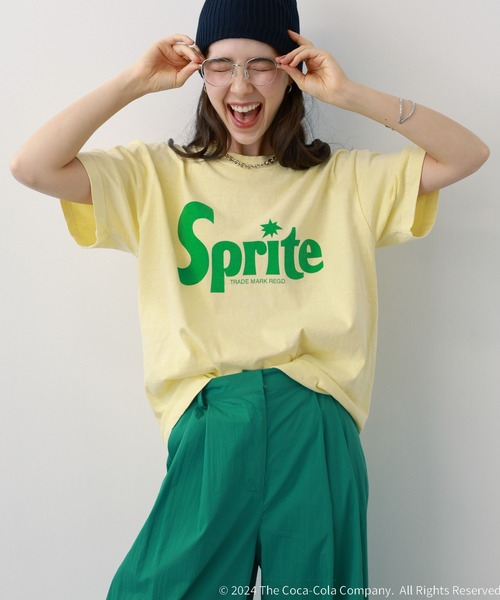 GOOD ROCK SPEED（グッドロックスピード）の「【GOOD ROCK SPEED】SODA プリントTシャツ（Tシャツ/カットソー・レディース・ホワイト/ライトグレー/イエロー・FREE）」の12枚目の写真