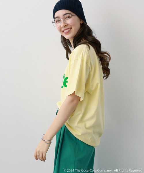 GOOD ROCK SPEED（グッドロックスピード）の「【GOOD ROCK SPEED】SODA プリントTシャツ（Tシャツ/カットソー・レディース・ホワイト/ライトグレー/イエロー・FREE）」の13枚目の写真