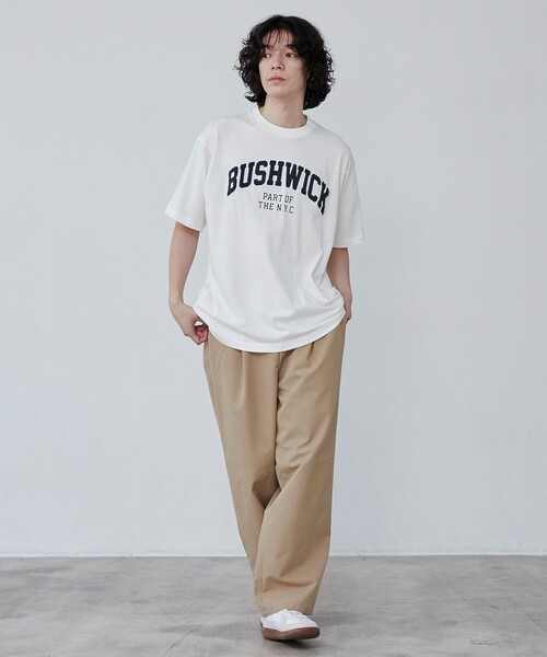 coen(コーエン)の「【WEB限定】サガラ刺繍ロゴTシャツ(Tシャツ/カットソー・メンズ・ダークグリーン/ネイビー/ホワイト・M/L/XL)」の5枚目の写真