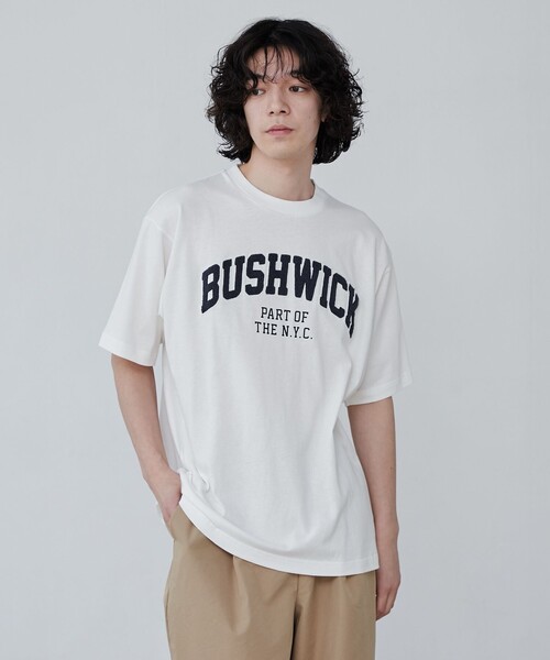 coen(コーエン)の「【WEB限定】サガラ刺繍ロゴTシャツ(Tシャツ/カットソー・メンズ・ダークグリーン/ネイビー/ホワイト・M/L/XL)」の6枚目の写真