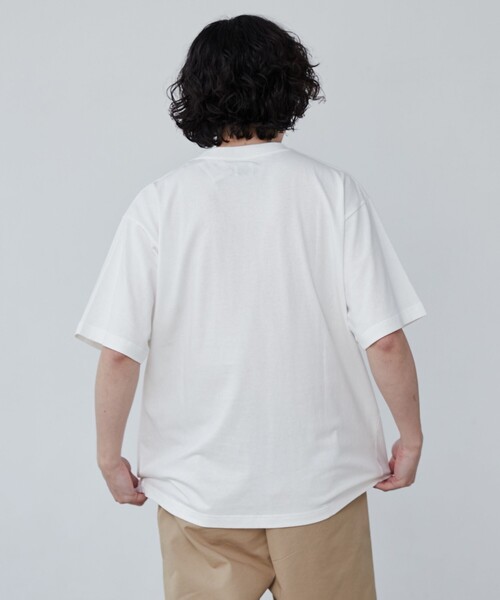 coen(コーエン)の「【WEB限定】サガラ刺繍ロゴTシャツ(Tシャツ/カットソー・メンズ・ダークグリーン/ネイビー/ホワイト・M/L/XL)」の8枚目の写真