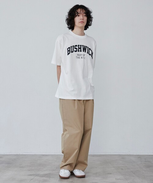 coen(コーエン)の「【WEB限定】サガラ刺繍ロゴTシャツ(Tシャツ/カットソー・メンズ・ダークグリーン/ネイビー/ホワイト・M/L/XL)」の9枚目の写真