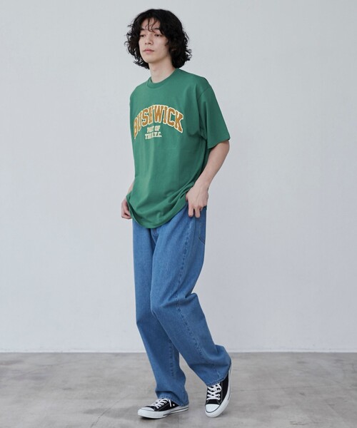 coen(コーエン)の「【WEB限定】サガラ刺繍ロゴTシャツ(Tシャツ/カットソー・メンズ・ダークグリーン/ネイビー/ホワイト・M/L/XL)」の11枚目の写真