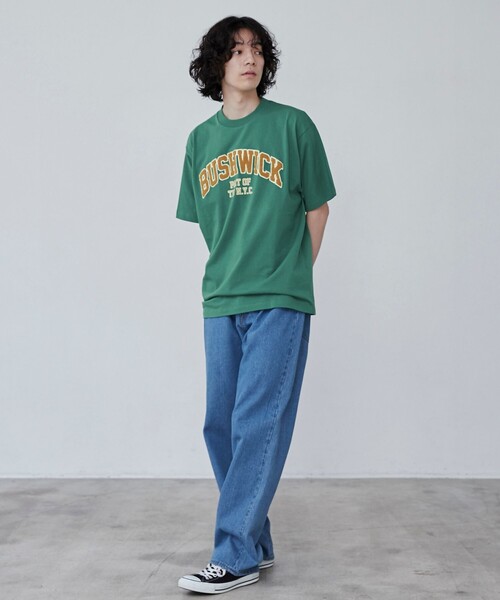 coen(コーエン)の「【WEB限定】サガラ刺繍ロゴTシャツ(Tシャツ/カットソー・メンズ・ダークグリーン/ネイビー/ホワイト・M/L/XL)」の14枚目の写真