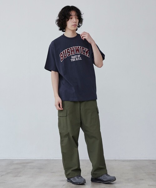 coen(コーエン)の「【WEB限定】サガラ刺繍ロゴTシャツ(Tシャツ/カットソー・メンズ・ダークグリーン/ネイビー/ホワイト・M/L/XL)」の19枚目の写真