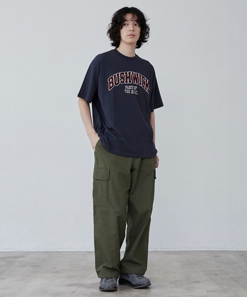 coen(コーエン)の「【WEB限定】サガラ刺繍ロゴTシャツ(Tシャツ/カットソー・メンズ・ダークグリーン/ネイビー/ホワイト・M/L/XL)」の21枚目の写真