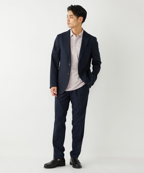 SHIPS Colors(シップス カラーズ)の「SHIPS Colors:CLEAR EFFECT(R) サッカー パンツ(セットアップ対応可能)(スラックス・メンズ・ネイビー/グレー/ダークブルー・44/46/48/50)」の4枚目の写真