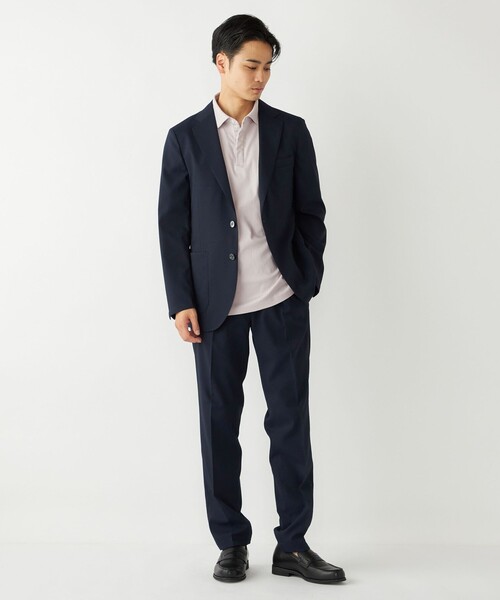 SHIPS Colors(シップス カラーズ)の「SHIPS Colors:CLEAR EFFECT(R) サッカー パンツ(セットアップ対応可能)(スラックス・メンズ・ネイビー/グレー/ダークブルー・44/46/48/50)」の5枚目の写真