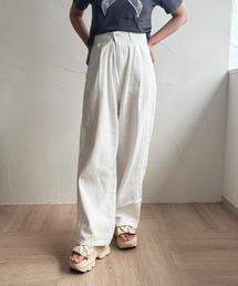 タックワイドデニムパンツ【ZOZOTOWN限定アイテム】