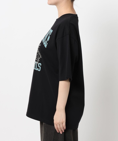 Anui（アニュイ）の「【UNISEX/2サイズ展開】GRMベアーサンダーTシャツ（Tシャツ/カットソー・レディース・オートミール/ブラック/オフホワイト・MEDIUM/LARGE）」の5枚目の写真