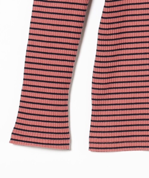 B:MING by BEAMS（ビーミングバイビームス）の「テレコ ボーダー パフスリーブ プルオーバー（100～140cm）（Tシャツ/カットソー・キッズ・グリーン/レッド系その他2・100/110/120/130/140）」の19枚目の写真