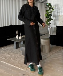 Ameri | I LINE DENIM SHIRT DRESS(ワンピース)