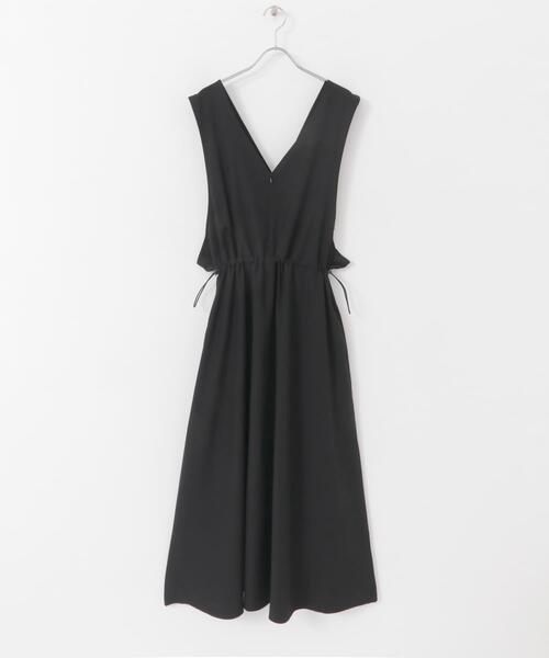 ITEMS URBANRESEARCH（アイテムズ アーバンリサーチ）の「ストレッチジャンパースカート（ワンピース・レディース・ブラック/カーキ・FREE）」の21枚目の写真