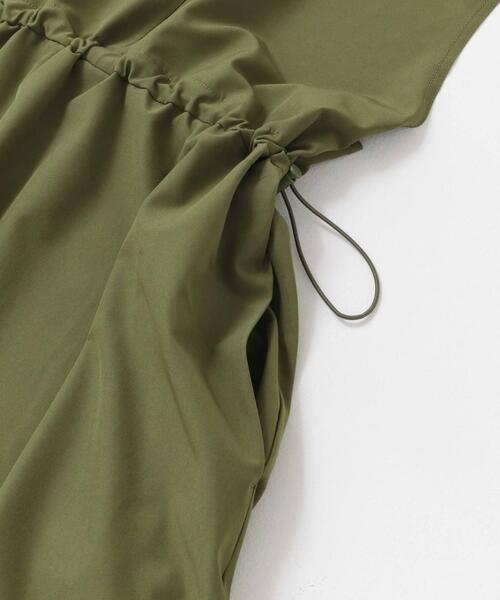 ITEMS URBANRESEARCH（アイテムズ アーバンリサーチ）の「ストレッチジャンパースカート（ワンピース・レディース・ブラック/カーキ・FREE）」の10枚目の写真