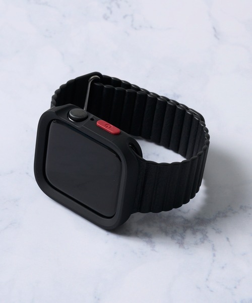 zandy（ズィーアンドワイ）の「【zandy / ズィー・アンド・ワイ】2点セット レザーループバンド スクエアソフトフレームケース（デジタル腕時計・レディース・ブラック/グレー/ベージュ/ホワイト/ブラウン・SMALL/MEDIUM）」の3枚目の写真