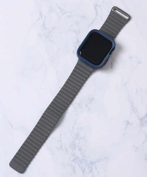 zandy（ズィーアンドワイ）の「【zandy / ズィー・アンド・ワイ】2点セット レザーループバンド スクエアソフトフレームケース（デジタル腕時計・レディース・ブラック/グレー/ベージュ/ホワイト/ブラウン・SMALL/MEDIUM）」の10枚目の写真