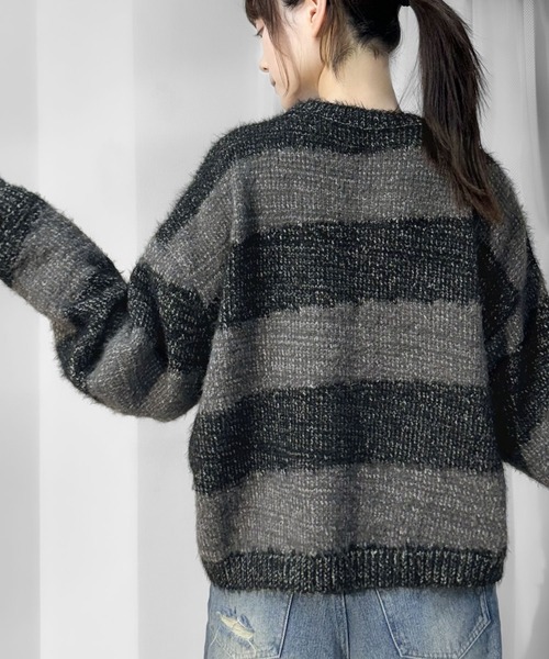 セール】【mily bilet】ふわりミックスカラー。ロゴ刺繍スロープ