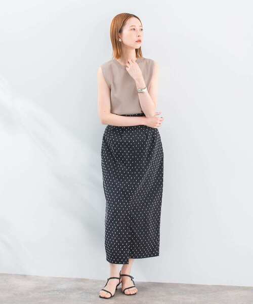 URBAN RESEARCH ROSSO WOMEN（アーバンリサーチ　ロッソ）の「総針タンクトップ（タンクトップ・レディース・ベージュ/ライトグレー/ブラック・FREE）」の10枚目の写真