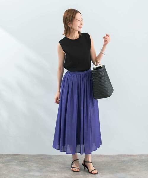 URBAN RESEARCH ROSSO WOMEN（アーバンリサーチ　ロッソ）の「総針タンクトップ（タンクトップ・レディース・ベージュ/ライトグレー/ブラック・FREE）」の11枚目の写真