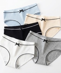 REBALANCE（リバランス）の「レディースリボンショーツ　5枚セット（ショーツ）」