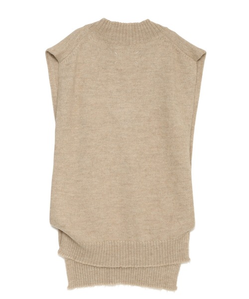 Maison Margiela(メゾンマルジェラ)の「Maison Margiela(メゾンマルジェラ) Knitted vest(ベスト・メンズ・ベージュ・S)」の2枚目の写真