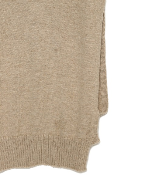 Maison Margiela(メゾンマルジェラ)の「Maison Margiela(メゾンマルジェラ) Knitted vest(ベスト・メンズ・ベージュ・S)」の4枚目の写真