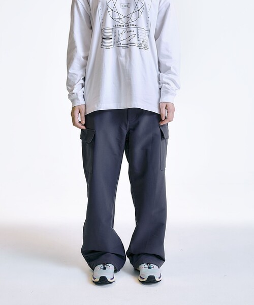 【セール】City Ambient Products: SHELTECH Warm(R) ワイド カーゴパンツ（カーゴパンツ）｜City Ambient Products（シティアンビエントプロダクツ）