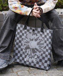 HOOK（フック）の「HOOK　-original-　ポップマーガレット総柄大容量トートバッグ (LV)（トートバッグ）」