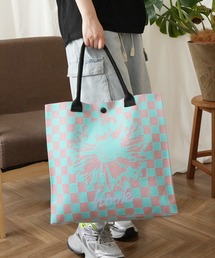 HOOK（フック）の「HOOK　-original-　ポップマーガレット総柄大容量トートバッグ (LV)（トートバッグ）」