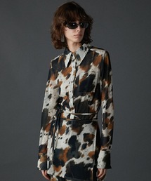 PRANK PROJECT | 【24AUTUMN PRE ORDER】COWプリントスリムシャツ / COW Printed Slim Shirt(シャツ/ブラウス)