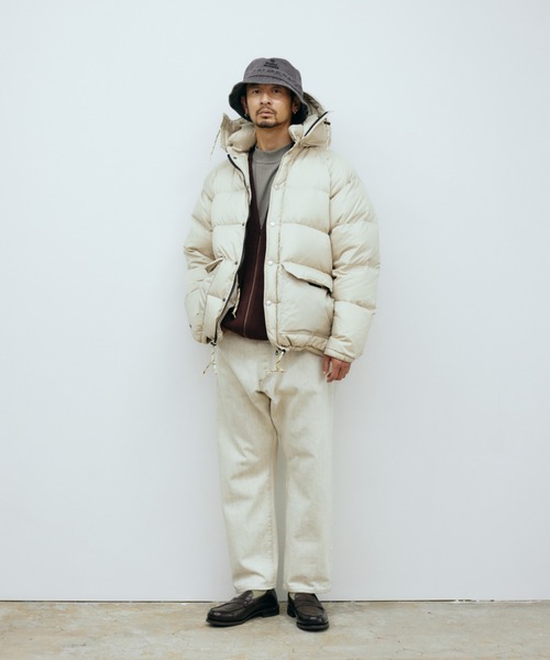 MAGIC NUMBER(マジック ナンバー)の「【MAGIC NUMBER】700 FIL RETRO DOWN JACKET(ダウンジャケット/コート・メンズ・ベージュ/ブラック・M/L/XL)」の8枚目の写真