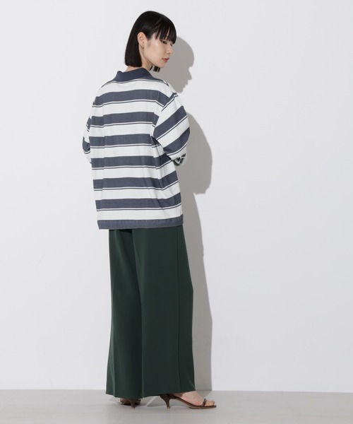 Apo(s)ture(アポスチャー)の「ARIA-001/合繊ワイドパンツ(その他パンツ・レディース・グリーン/ベージュ/チャコール/ブラック・XS/S/M/L/XL)」の22枚目の写真