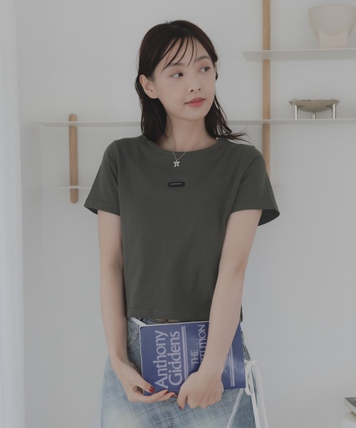 3.3 Field Trip (3.3フィールドトリップ)の「3.3 Field Trip/ロゴタイトミニT(Tシャツ/カットソー・レディース・ブラック/ホワイト/チャコール/ネイビー・FREE)」の1枚目の写真