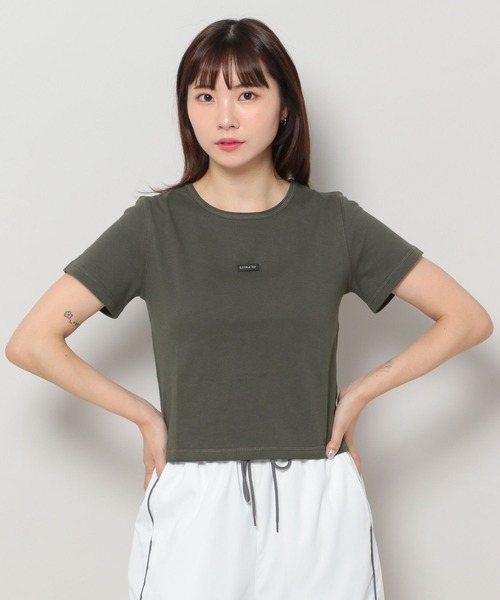 3.3 Field Trip (3.3フィールドトリップ)の「3.3 Field Trip/ロゴタイトミニT(Tシャツ/カットソー・レディース・ブラック/ホワイト/チャコール/ネイビー・FREE)」の7枚目の写真
