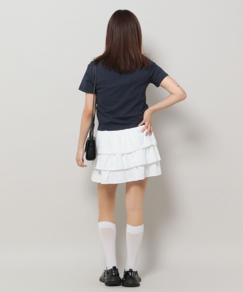 3.3 Field Trip (3.3フィールドトリップ)の「3.3 Field Trip/ロゴタイトミニT(Tシャツ/カットソー・レディース・ブラック/ホワイト/チャコール/ネイビー・FREE)」の11枚目の写真