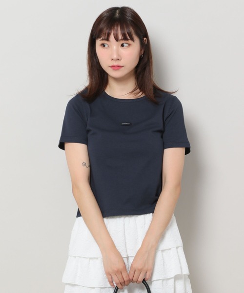 3.3 Field Trip (3.3フィールドトリップ)の「3.3 Field Trip/ロゴタイトミニT(Tシャツ/カットソー・レディース・ブラック/ホワイト/チャコール/ネイビー・FREE)」の12枚目の写真