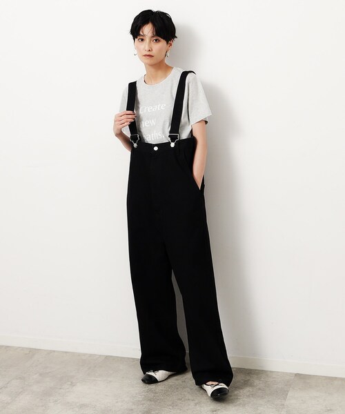 OPAQUE.CLIP（オペークドットクリップ）の「◆ロゴプリントTシャツ【洗濯機洗い可】（Tシャツ/カットソー・レディース・グレー/ライトグレー/ホワイト・00）」の18枚目の写真