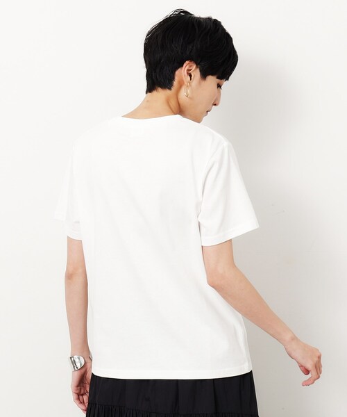 OPAQUE.CLIP（オペークドットクリップ）の「◆ロゴプリントTシャツ【洗濯機洗い可】（Tシャツ/カットソー・レディース・グレー/ライトグレー/ホワイト・00）」の12枚目の写真