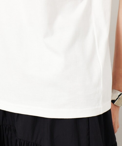 OPAQUE.CLIP（オペークドットクリップ）の「◆ロゴプリントTシャツ【洗濯機洗い可】（Tシャツ/カットソー・レディース・グレー/ライトグレー/ホワイト・00）」の15枚目の写真
