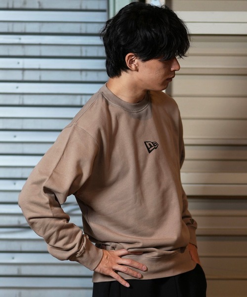 NEW ERA（ニューエラ）の「NEW ERA/ニューエラ トレーナー/スウェット ワンポイント 13755318/14324653/14324654（スウェット・メンズ・ブラック/オートミール/ブラウン・M/L/XL/2XL）」の12枚目の写真