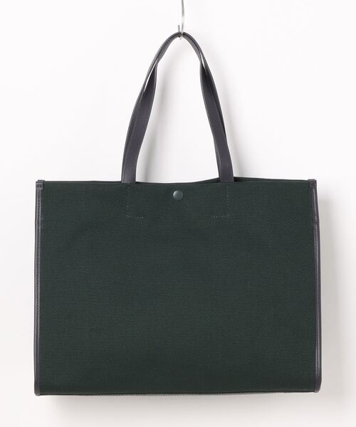 LACOSTE（ラコステ）の「《LACOSTE》HERITAGE CANVAS L SHOPPING BAG（トートバッグ・レディース・ホワイト系その他/グリーン/その他・フリー）」の4枚目の写真