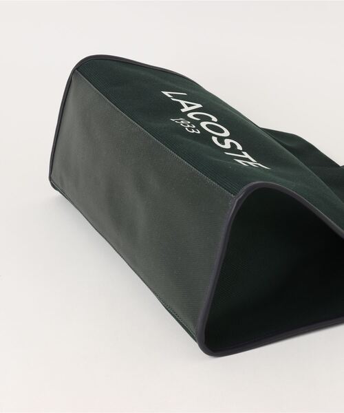 LACOSTE（ラコステ）の「《LACOSTE》HERITAGE CANVAS L SHOPPING BAG（トートバッグ・レディース・ホワイト系その他/グリーン/その他・フリー）」の5枚目の写真