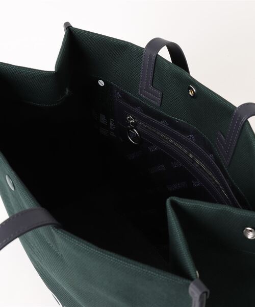 LACOSTE（ラコステ）の「《LACOSTE》HERITAGE CANVAS L SHOPPING BAG（トートバッグ・レディース・ホワイト系その他/グリーン/その他・フリー）」の6枚目の写真