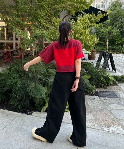 shesame（シーセム）の「shaggy knit（ニット/セーター・レディース・レッド/ネイビー/ブルー・LARGE/MEDIUM）」の12枚目の写真