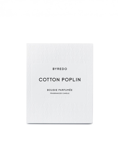 コットンポプリン フレグランスキャンドル 240g（キャンドル）｜BYREDO